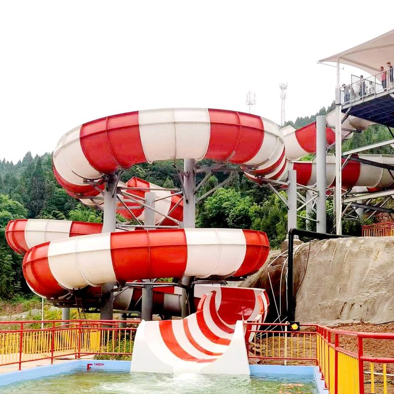 2.7m Wide Family Raft Water Slide For 4 Riders With Customized Height And Color