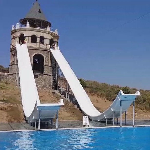 Slip N Fly Swimming Pool Slides  Outdoor Pool Slide For Thrilling Experience CE