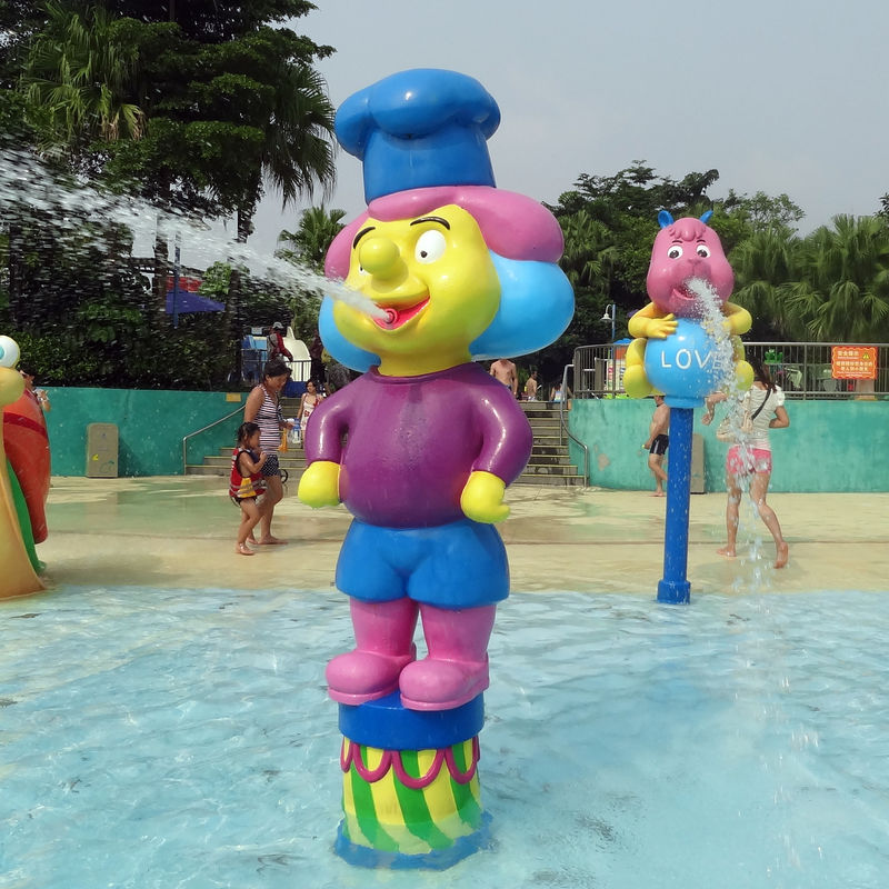 Customizable Splash Pad Water Spray Park Multi Color Outdoor Water Play Equipment