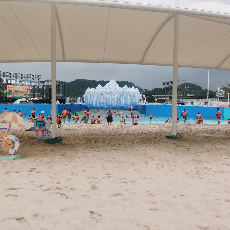 High Strength Varying Capacity Water Park Wave Pool Multiple Color