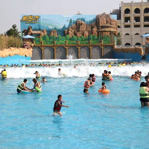 1.8m Water Park Equipment Customizable Wave Creation Facility With Varying Wave Frequency And Height