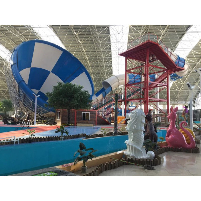 Adventure Park Tornado Water Slide 2-3 Person For Outdoor Fun