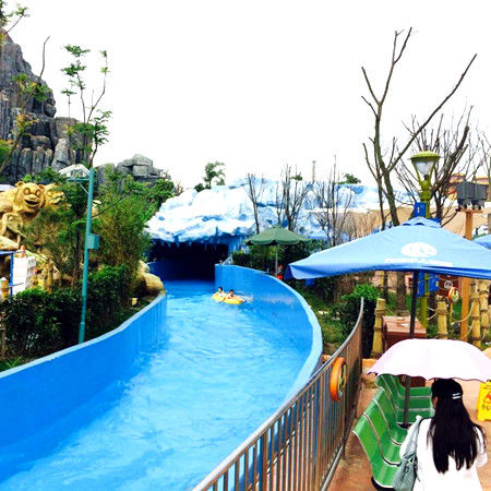 Family Friendly Adventure Park Lazy River With 200 Capacity Slow Speed And Lifeguard Supervision