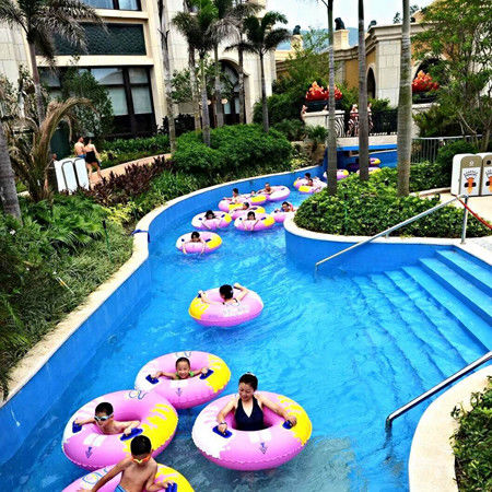 Outdoor Lazy River Water Ride 200 People Capacity 100-600 Meters Length Excursion