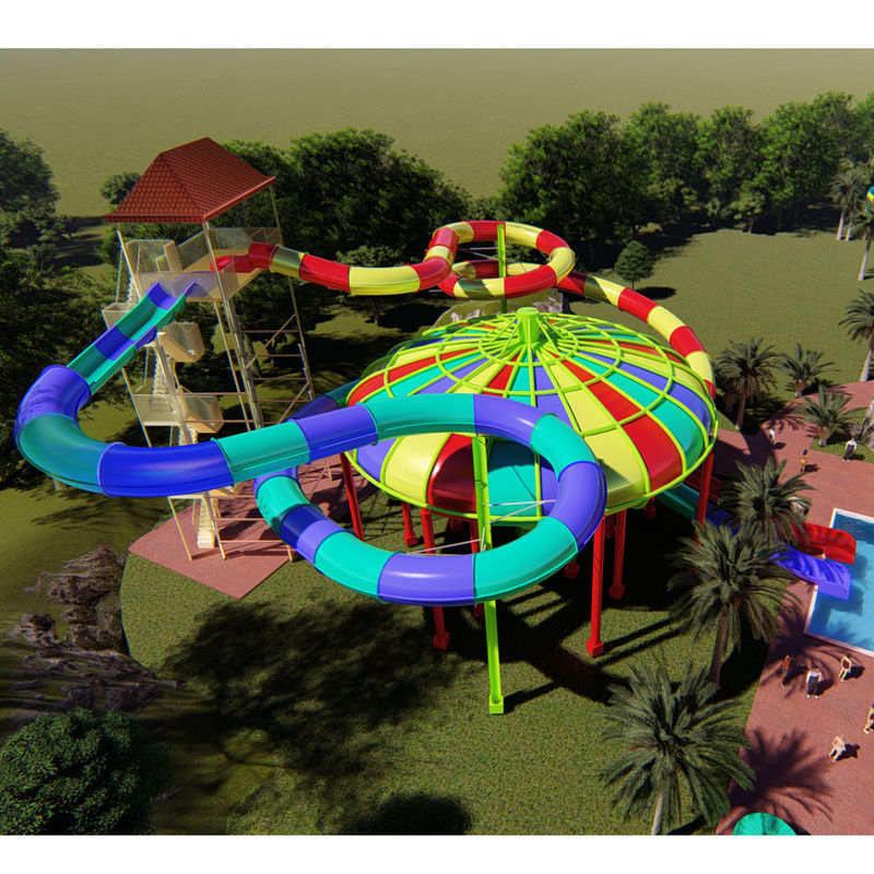 Lost In Space Bow Water Slide With List Big Tobogan For Aqua Park