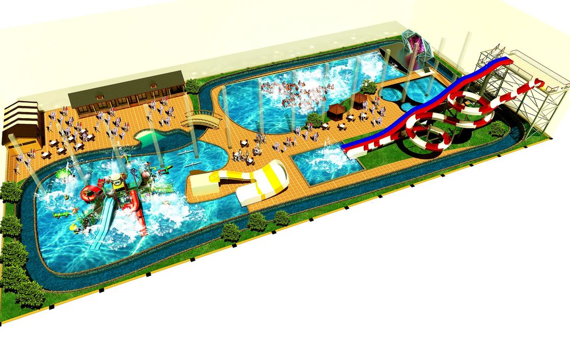 Custom Water Park Design For All Ages 500 People Capacity Maintenance Friendly Solution