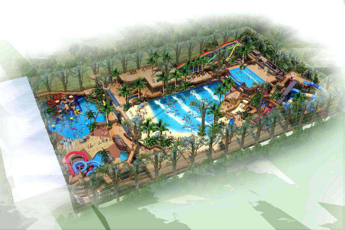Custom Water Park Design For All Ages 500 People Capacity Maintenance Friendly Solution