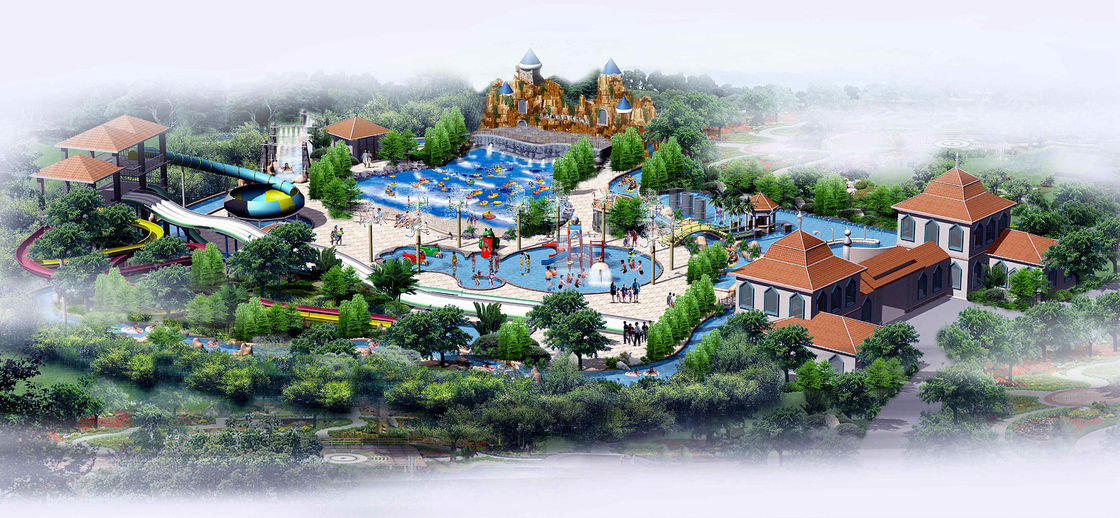 Custom Water Park Design For All Ages 500 People Capacity Maintenance Friendly Solution